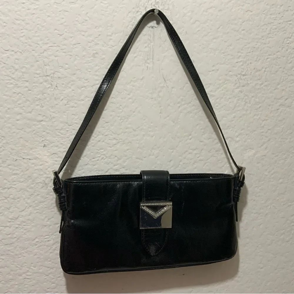 Via spiga purse handbag black flap small